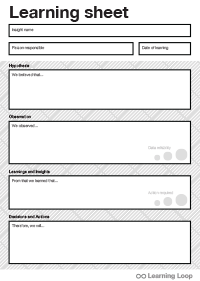 Download learning sheet